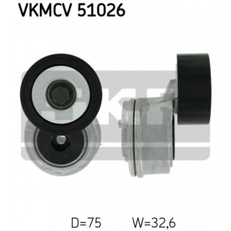 VKMCV 51026 SKF Натяжний ролик